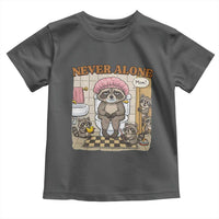 Never Alone Raccoon Mom Toddler T Shirt Funny Mama Life Mothers Day