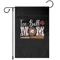 Baseball Mom Garden Flag Tee Ball Mama Funny Mother's Day