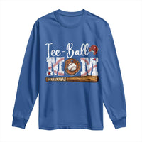 Baseball Mom Long Sleeve Shirt Tee Ball Mama Funny Mother's Day