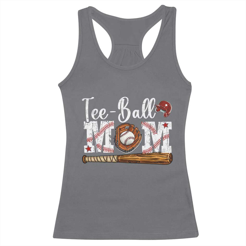 Baseball Mom Racerback Tank Top Tee Ball Mama Funny Mother's Day