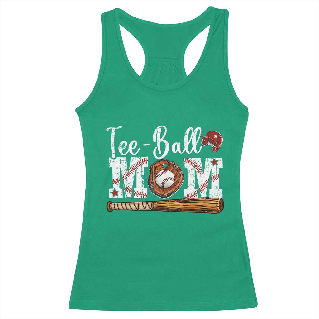 Baseball Mom Racerback Tank Top Tee Ball Mama Funny Mother's Day
