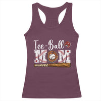 Baseball Mom Racerback Tank Top Tee Ball Mama Funny Mother's Day