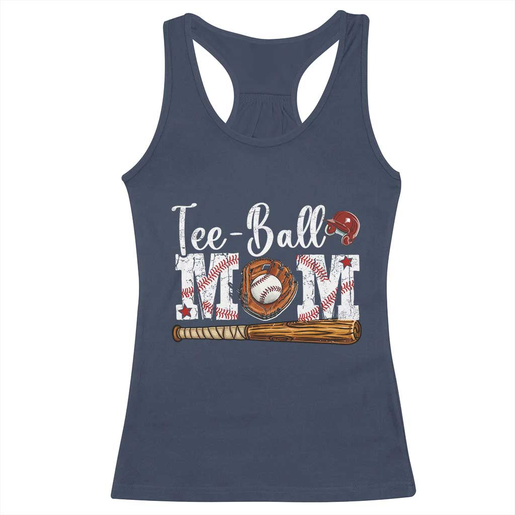 Baseball Mom Racerback Tank Top Tee Ball Mama Funny Mother's Day