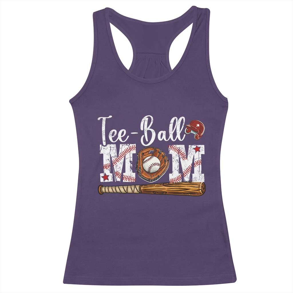 Baseball Mom Racerback Tank Top Tee Ball Mama Funny Mother's Day