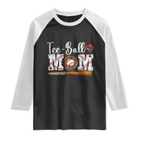Baseball Mom Raglan Shirt Tee Ball Mama Funny Mother's Day