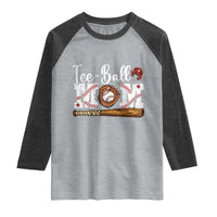 Baseball Mom Raglan Shirt Tee Ball Mama Funny Mother's Day