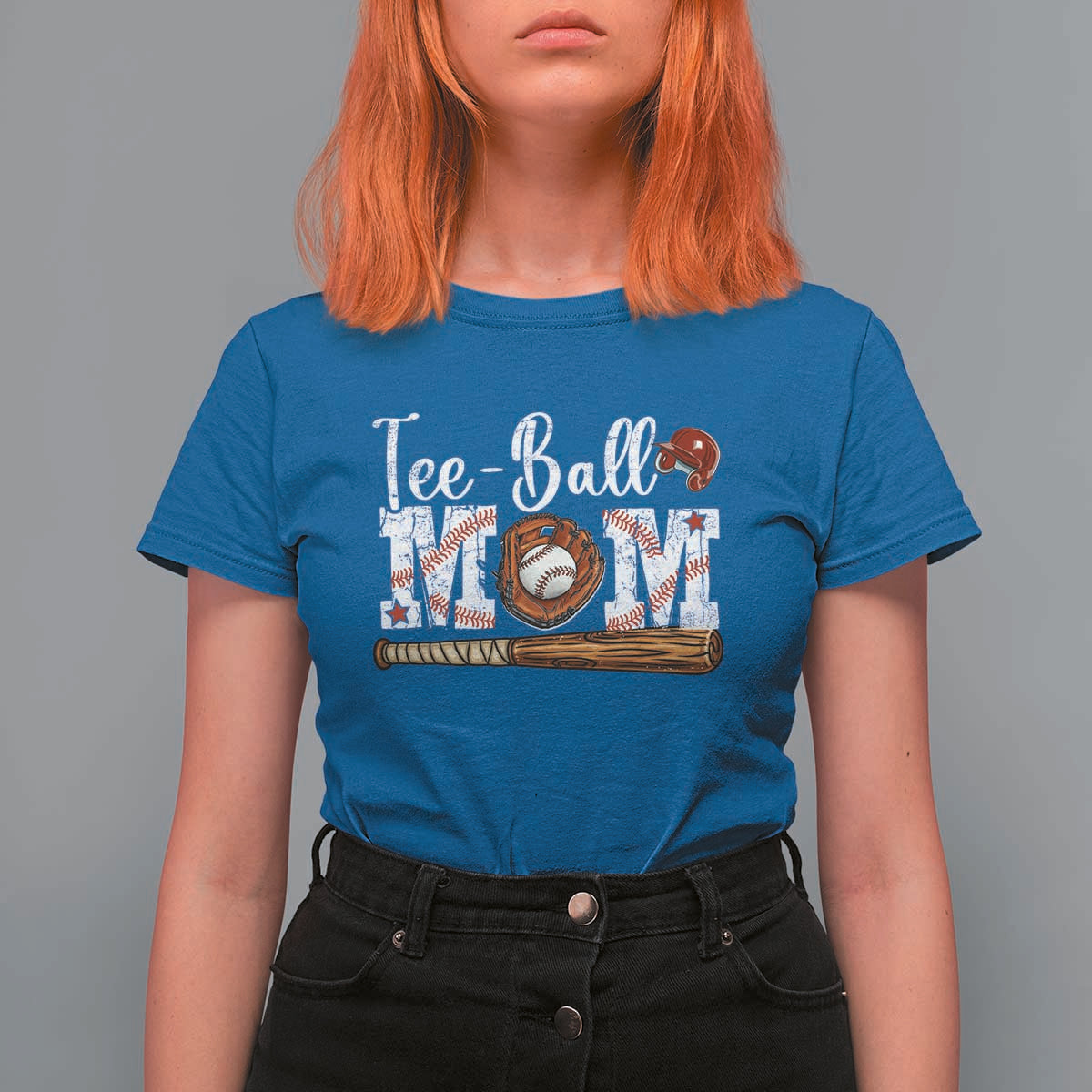 Baseball Mom T Shirt For Women Tee Ball Mama Funny Mother's Day