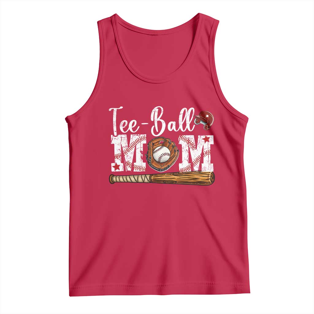 Baseball Mom Tank Top Tee Ball Mama Funny Mother's Day