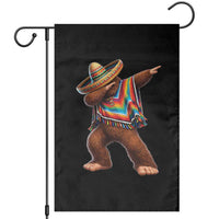 Mexican Bigfoot Dabbing Cinco de Mayo Funny Fiesta Garden Flag