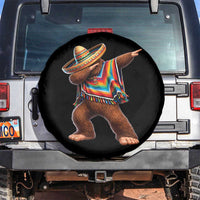 Mexican Bigfoot Dabbing Cinco de Mayo Funny Fiesta Spare Tire Cover