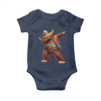 Mexican Bigfoot Dabbing Cinco de Mayo Funny Fiesta Baby Onesie