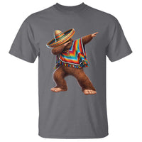 Mexican Bigfoot Dabbing Cinco de Mayo Funny Fiesta T Shirt