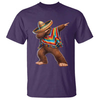 Mexican Bigfoot Dabbing Cinco de Mayo Funny Fiesta T Shirt