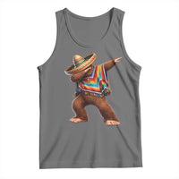 Mexican Bigfoot Dabbing Cinco de Mayo Funny Fiesta Tank Top