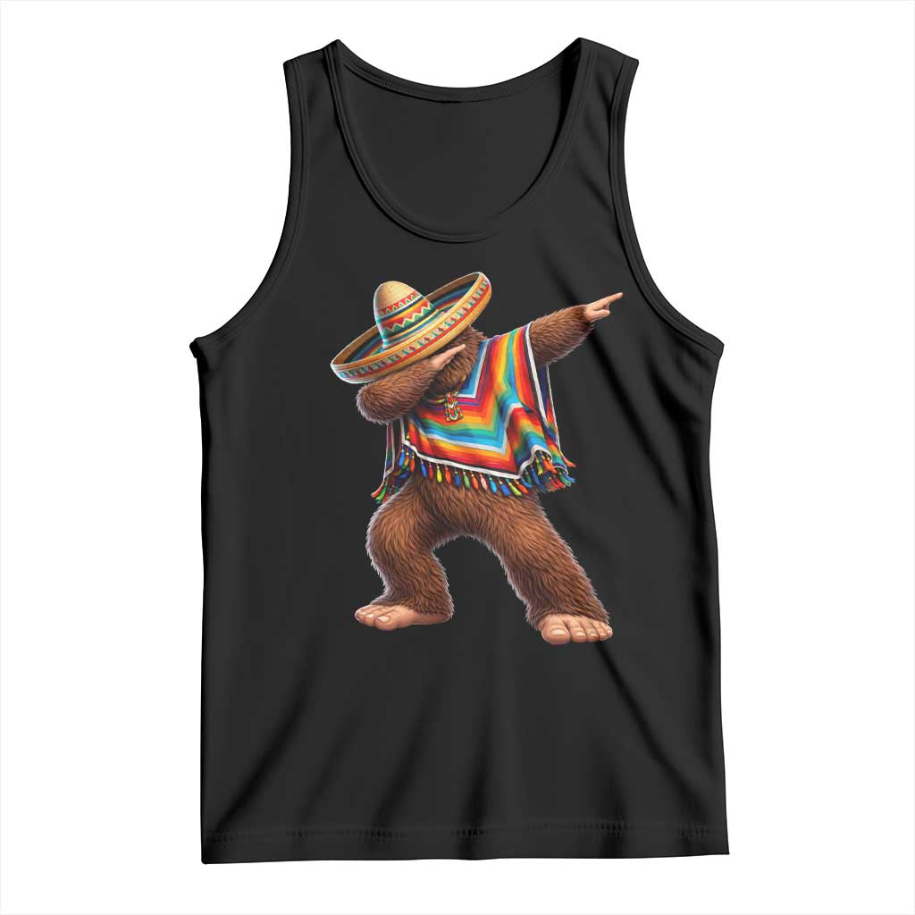 Mexican Bigfoot Dabbing Cinco de Mayo Funny Fiesta Tank Top