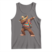 Mexican Bigfoot Dabbing Cinco de Mayo Funny Fiesta Tank Top