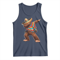Mexican Bigfoot Dabbing Cinco de Mayo Funny Fiesta Tank Top