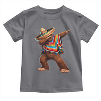 Mexican Bigfoot Dabbing Cinco de Mayo Funny Fiesta Toddler T Shirt