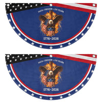 Faith Freedom 250 Years Patriotic Fan Flag Christian USA Independence 1776 2026 Bald Eagle