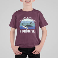 Fishing T Shirt For Kid Just One More Cast I Promise - Wonder Print Shop