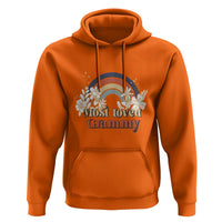 Grandma Hoodie Most Loved Grammy Retro Groovy - Wonder Print Shop