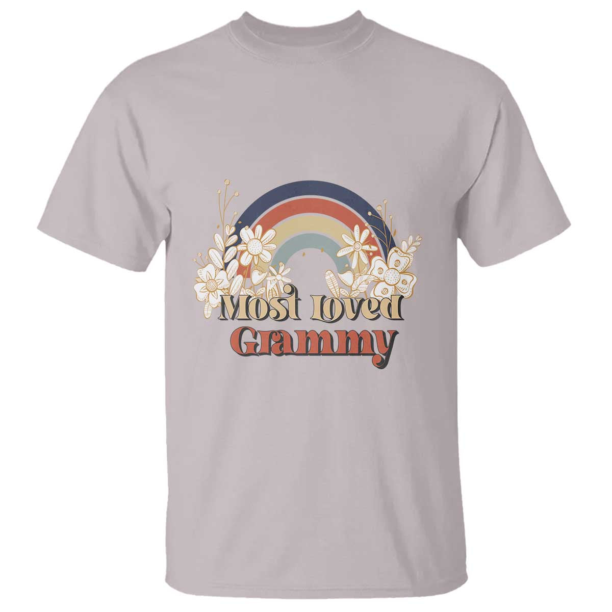 Grandma T Shirt Most Loved Grammy Retro Groovy - Wonder Print Shop