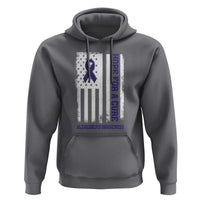Alzheimer's Awareness Hoodie Hope For A Cure Alzheimer's Supporter - Wonder Print Shop