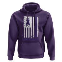 Alzheimer's Awareness Hoodie Hope For A Cure Alzheimer's Supporter - Wonder Print Shop