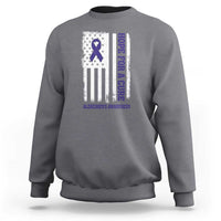 Alzheimer's Awareness Sweatshirt Hope For A Cure Alzheimer's Supporter - Wonder Print Shop