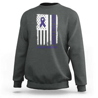 Alzheimer's Awareness Sweatshirt Hope For A Cure Alzheimer's Supporter - Wonder Print Shop