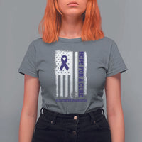 Alzheimer's Awareness T Shirt For Women Hope For A Cure Alzheimer's Supporter - Wonder Print Shop