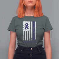 Alzheimer's Awareness T Shirt For Women Hope For A Cure Alzheimer's Supporter - Wonder Print Shop