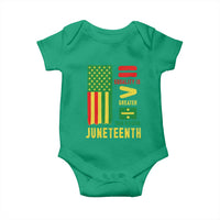 Juneteenth Equality Is Greater Than Division Baby Onesie Juneteenth American Flag