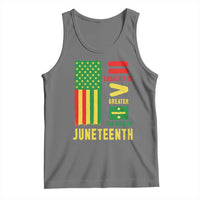 Juneteenth Equality Is Greater Than Division Tank Top Juneteenth American Flag