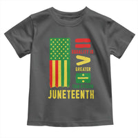 Juneteenth Equality Is Greater Than Division Toddler T Shirt Juneteenth American Flag