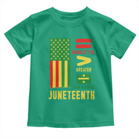 Juneteenth Equality Is Greater Than Division Toddler T Shirt Juneteenth American Flag