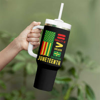 Juneteenth Equality Is Greater Than Division Tumbler With Handle Juneteenth American Flag