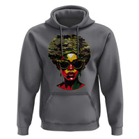 Camo African American Women Juneteenth Celebrating Black Freedom Day Hoodie