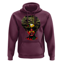 Camo African American Women Juneteenth Celebrating Black Freedom Day Hoodie