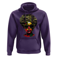 Camo African American Women Juneteenth Celebrating Black Freedom Day Hoodie