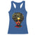 Camo African American Women Juneteenth Celebrating Black Freedom Day Racerback Tank Top