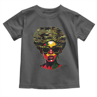 Camo African American Women Juneteenth Celebrating Black Freedom Day Toddler T Shirt