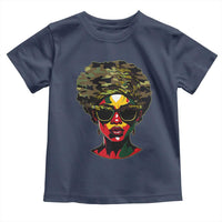 Camo African American Women Juneteenth Celebrating Black Freedom Day Toddler T Shirt