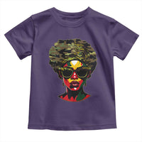 Camo African American Women Juneteenth Celebrating Black Freedom Day Toddler T Shirt