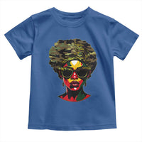 Camo African American Women Juneteenth Celebrating Black Freedom Day Toddler T Shirt