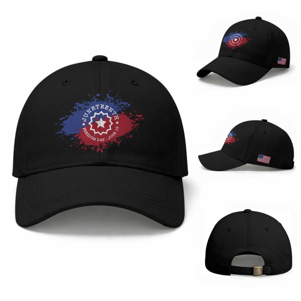 Juneteenth Freedom Day June 19 1865 Baseball Cap Juneteenth Flag