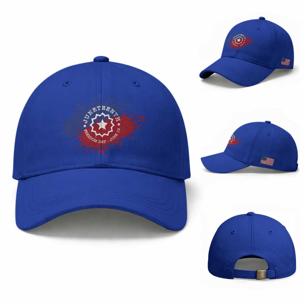 Juneteenth Freedom Day June 19 1865 Baseball Cap Juneteenth Flag
