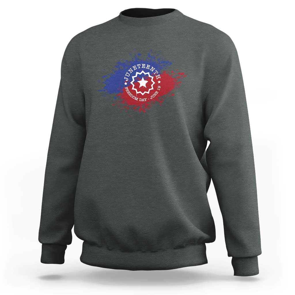 Juneteenth Freedom Day June 19 1865 Sweatshirt Juneteenth Flag