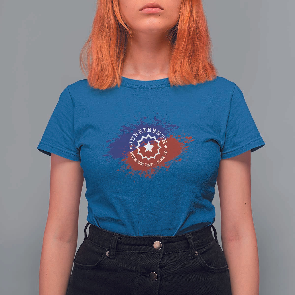 Juneteenth Freedom Day June 19 1865 T Shirt For Women Juneteenth Flag