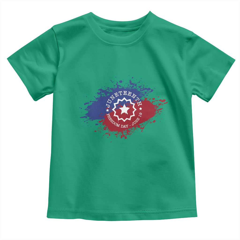 Juneteenth Freedom Day June 19 1865 Toddler T Shirt Juneteenth Flag
